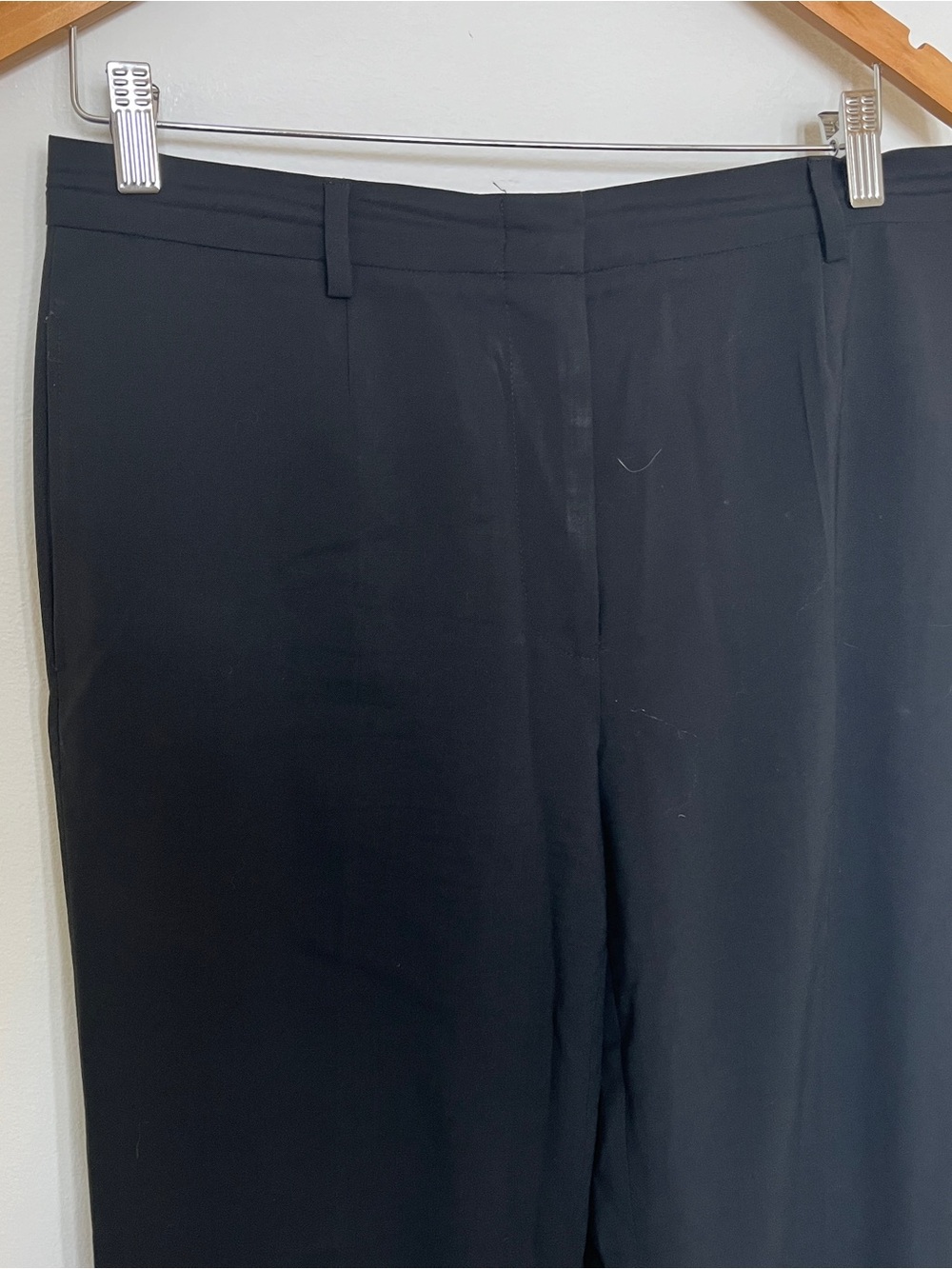 MAXMARA Black Womens Trousers Size 12 - Picture 2 of 4
